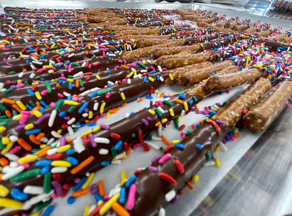 chocolate pretzels